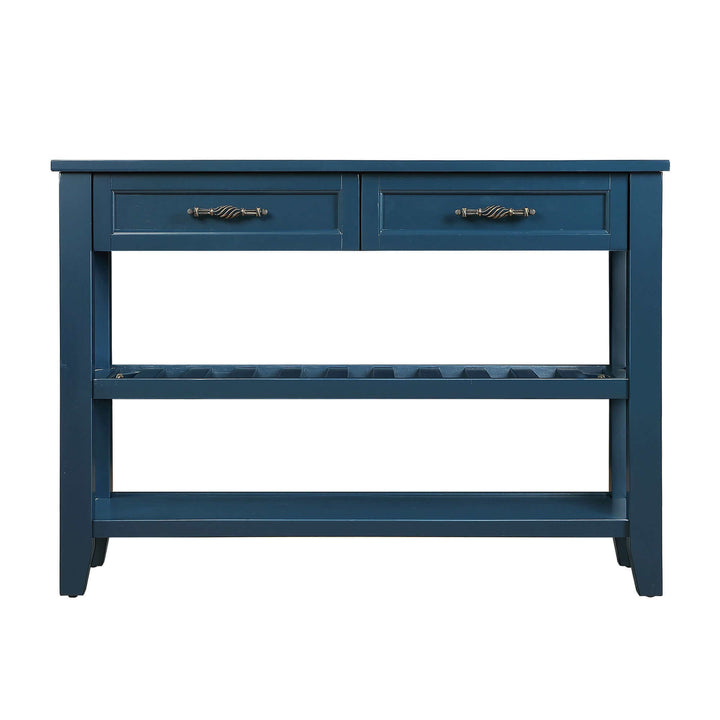 Navy Blue Console Table | Blue Console Table | RayArt®️