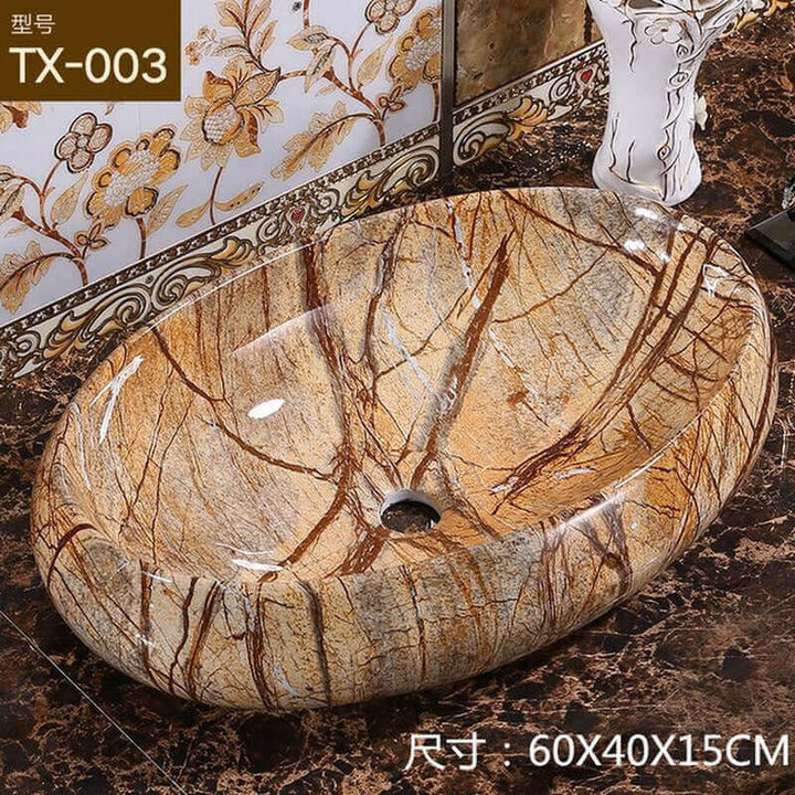 Marble Bathroom Sink | Marble Sinks | RayArt®️