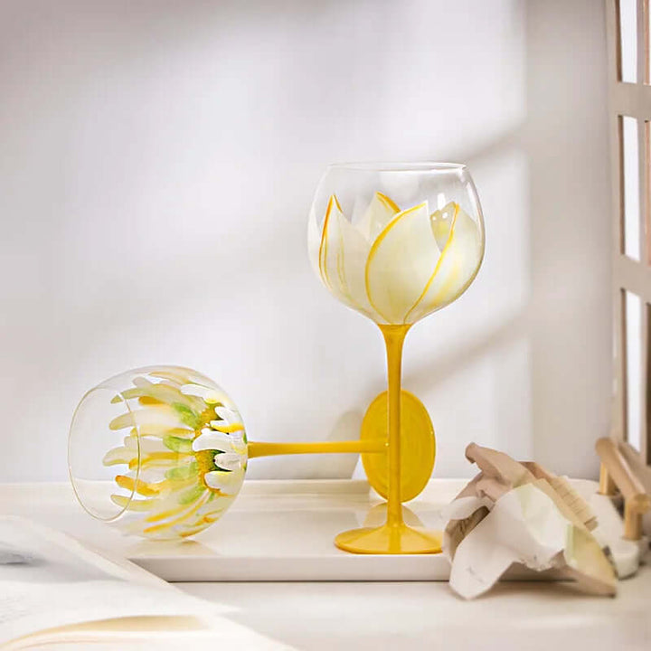 Painted Wine Glasses | Painted Glasses | RayArt®️