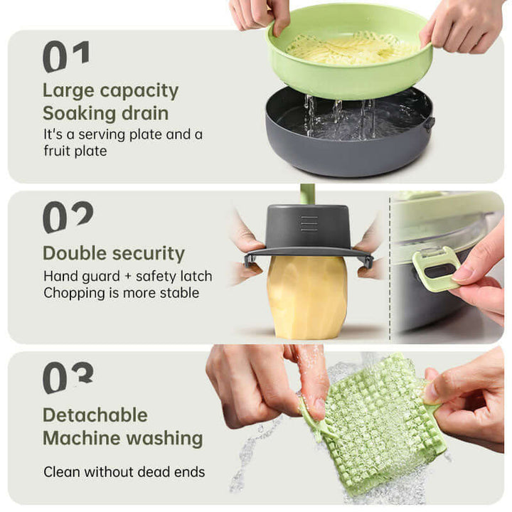 Vegetable Food Slicer | Vegetable Cutter | RayArt®️