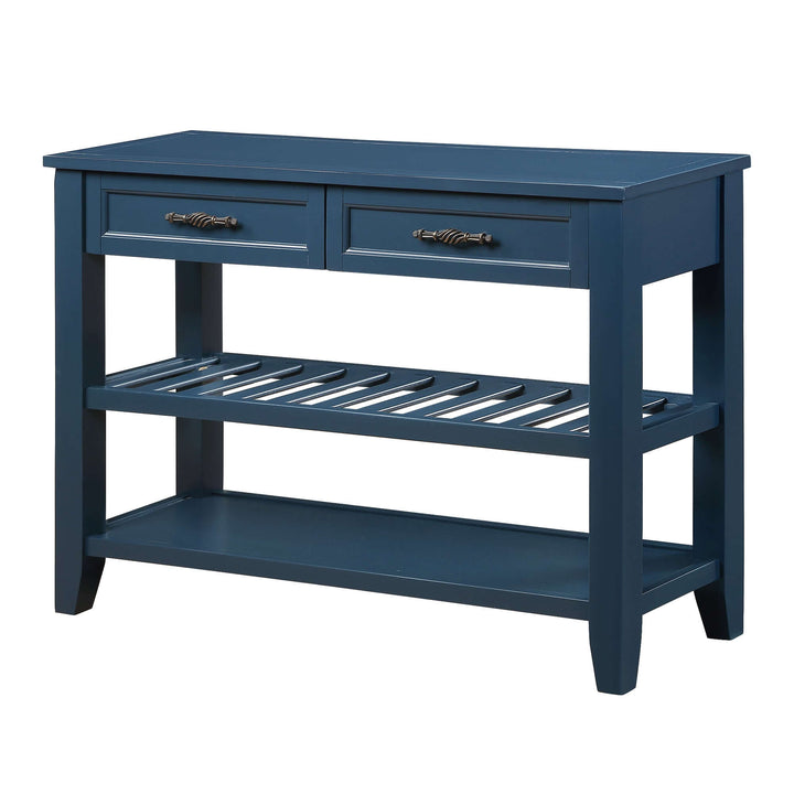 Navy Blue Console Table | Blue Console Table | RayArt®️