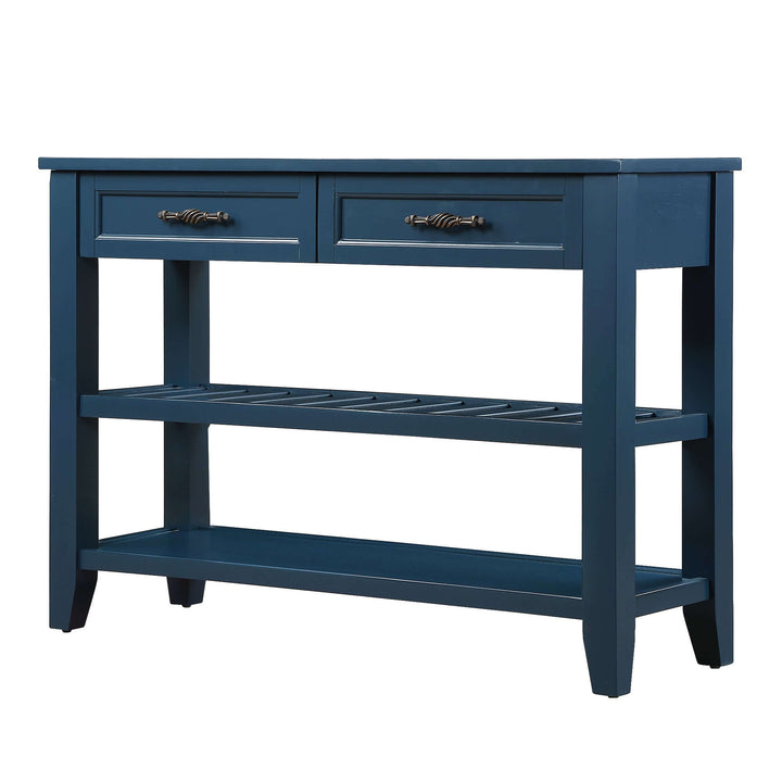 Navy Blue Console Table | Blue Console Table | RayArt®️