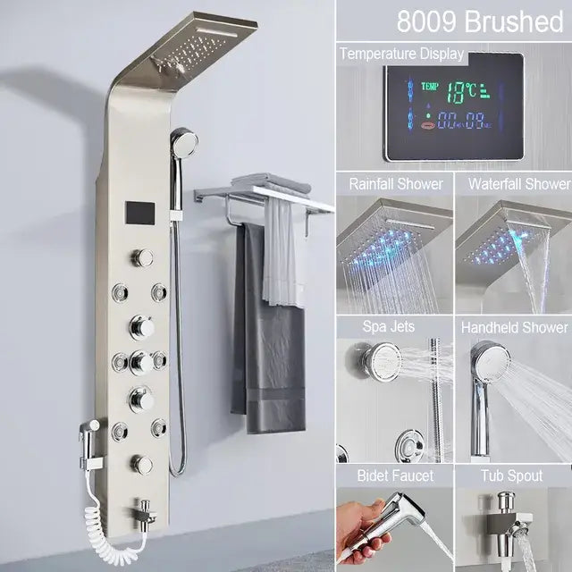 Led Shower Panel | Bathroom Panel Shower | RayArt®️