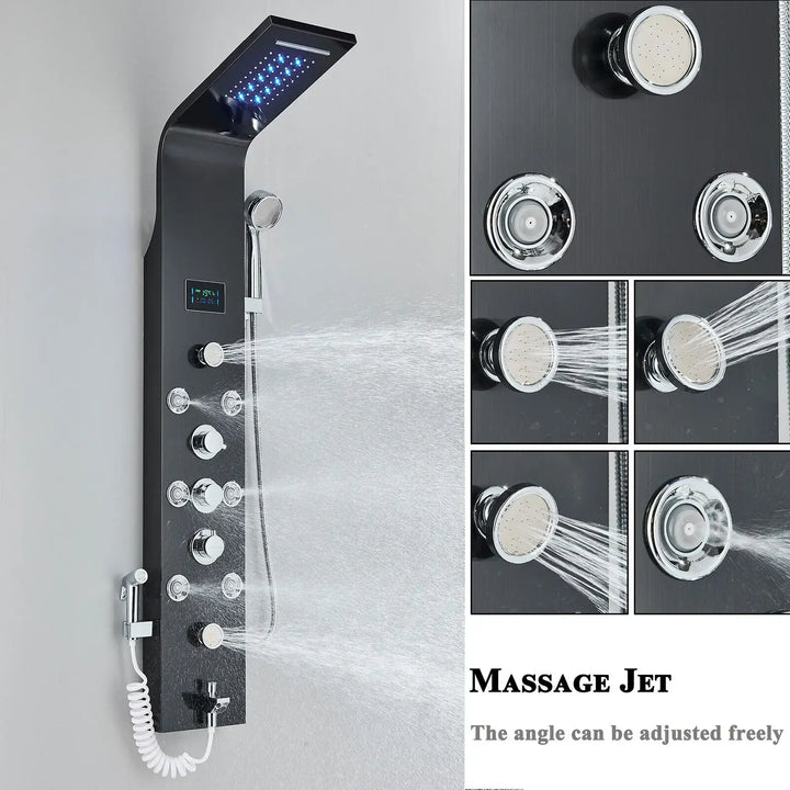 Led Shower Panel | Bathroom Panel Shower | RayArt®️