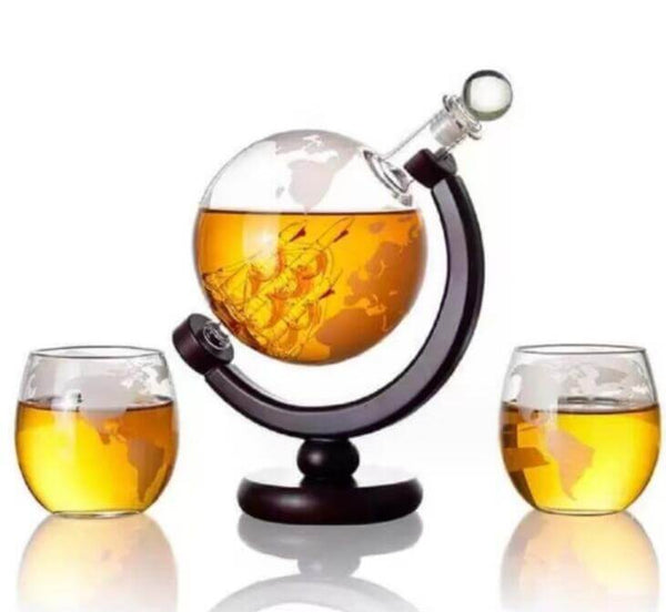 Whisky Decanter Set | Globe Decanter | Globe Decanter