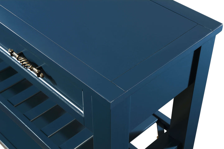 Navy Blue Console Table | Blue Console Table | RayArt®️