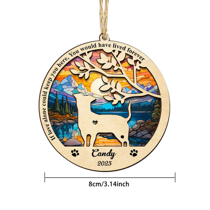 Pet Memorial Suncatcher | Pet Suncatcher | RayArt®️