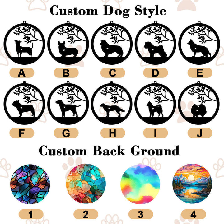 Pet Memorial Suncatcher | Pet Suncatcher | RayArt®️