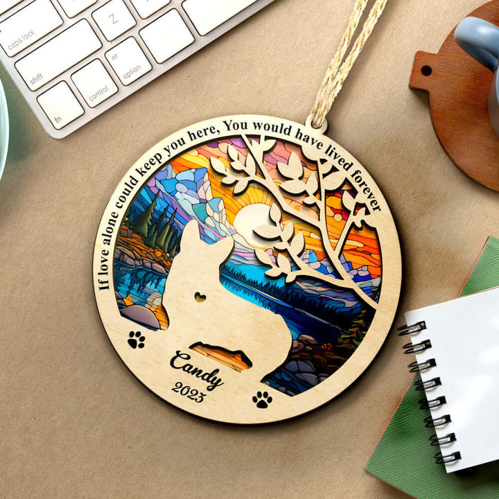 Pet Memorial Suncatcher | Pet Suncatcher | RayArt®️