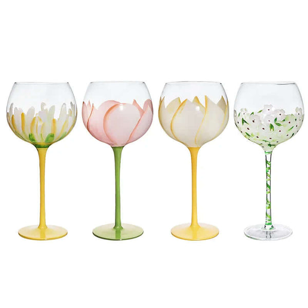 Painted Wine Glasses | Painted Glasses | RayArt®️