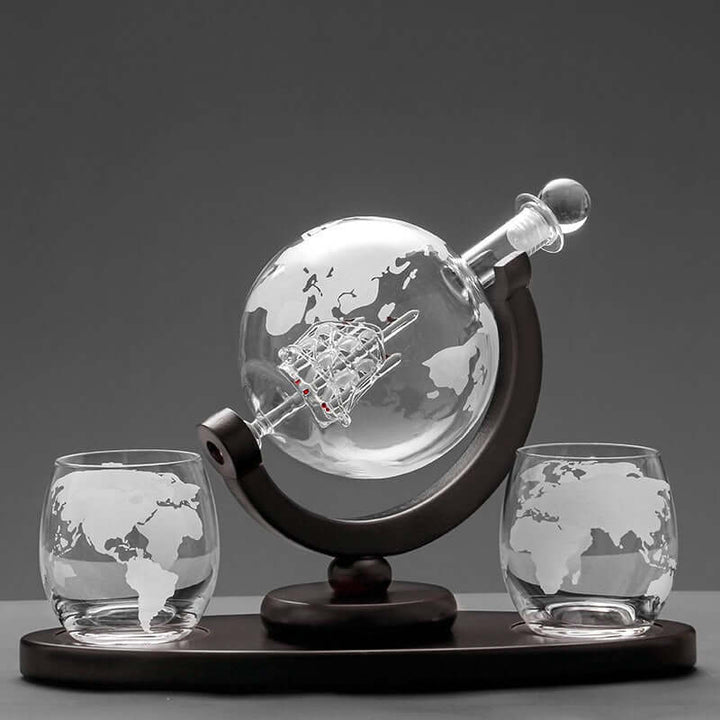 Whisky Decanter Set | Globe Decanter | Globe Decanter
