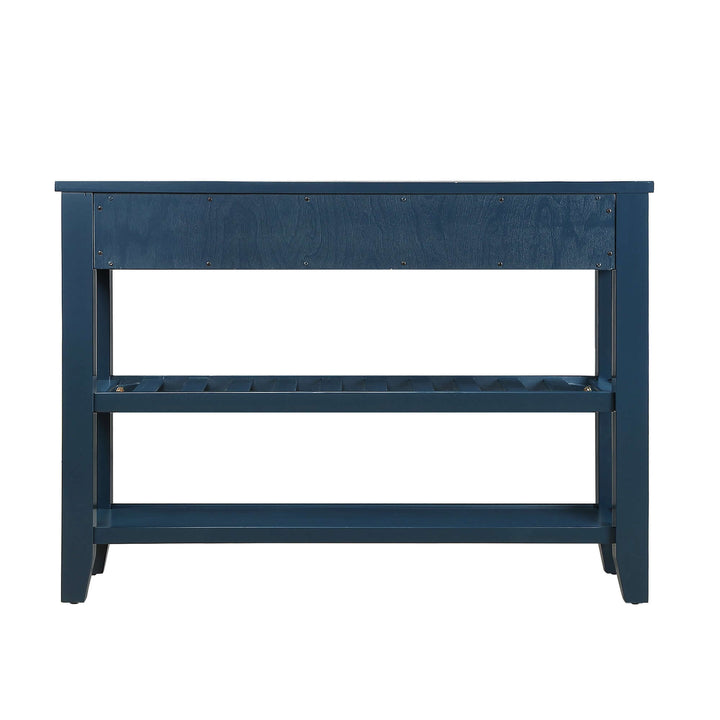 Navy Blue Console Table | Blue Console Table | RayArt®️