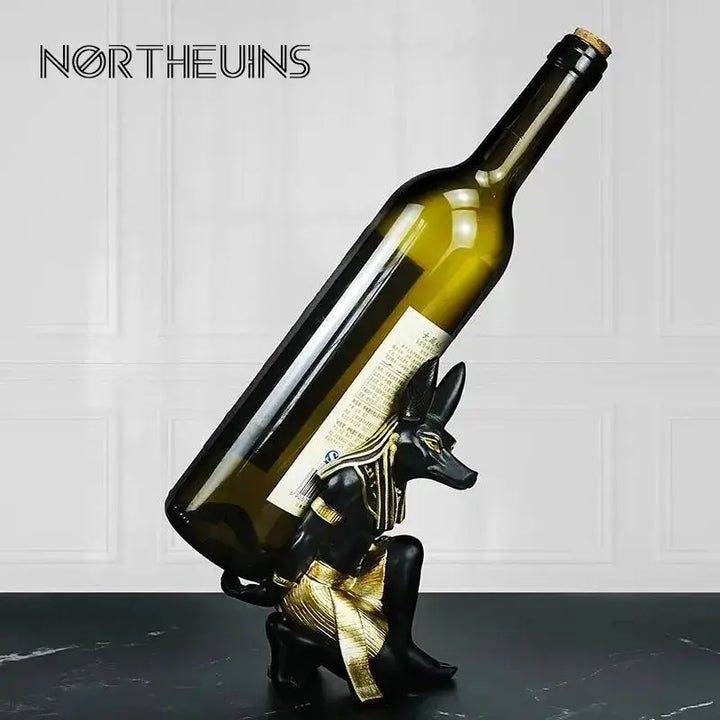 Anubis God Wine Rack | Anubis Wine Holder | RayArt®️