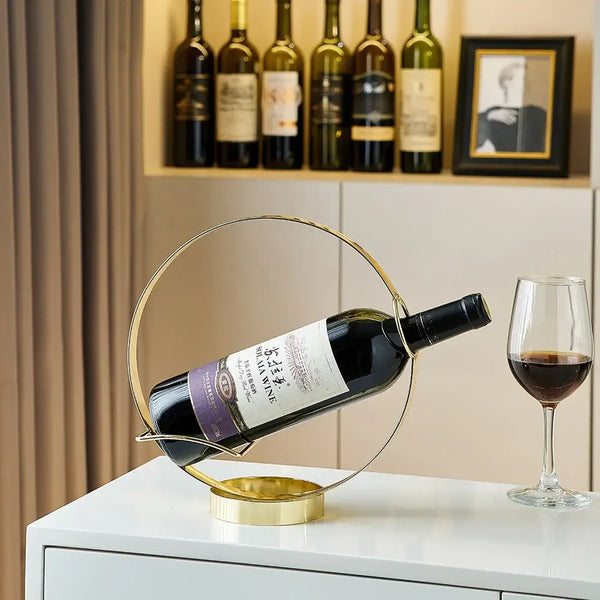 Circa Lux Wine Sphere | Metal Wine Circlelux | RayArt®️