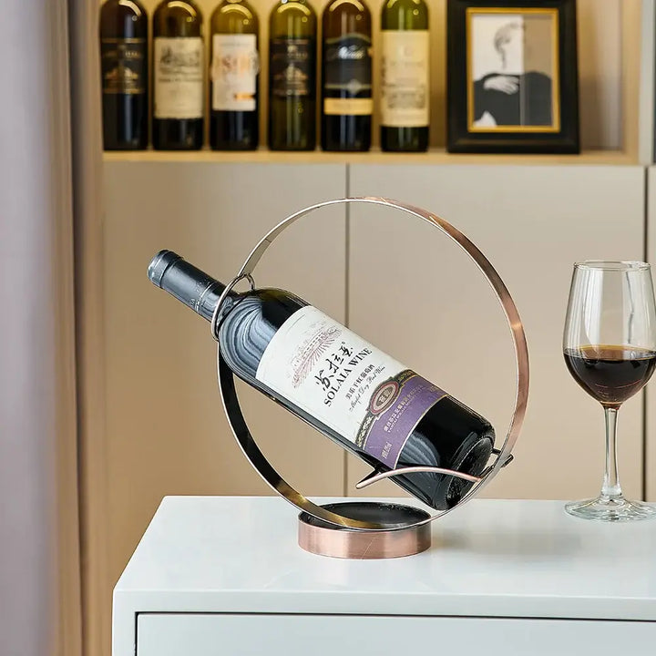 Circa Lux Wine Sphere | Metal Wine Circlelux | RayArt®️
