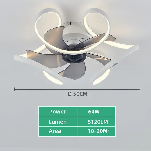 Ceiling Light with Fan | Ceiling Fan Lights | RayArt®️
