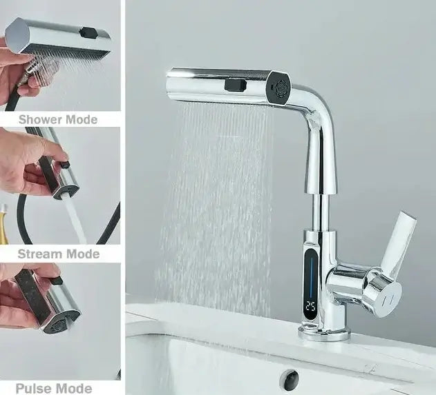 Pull out Kitchen Taps | Kitchen Mixers Tap | RayArt®️