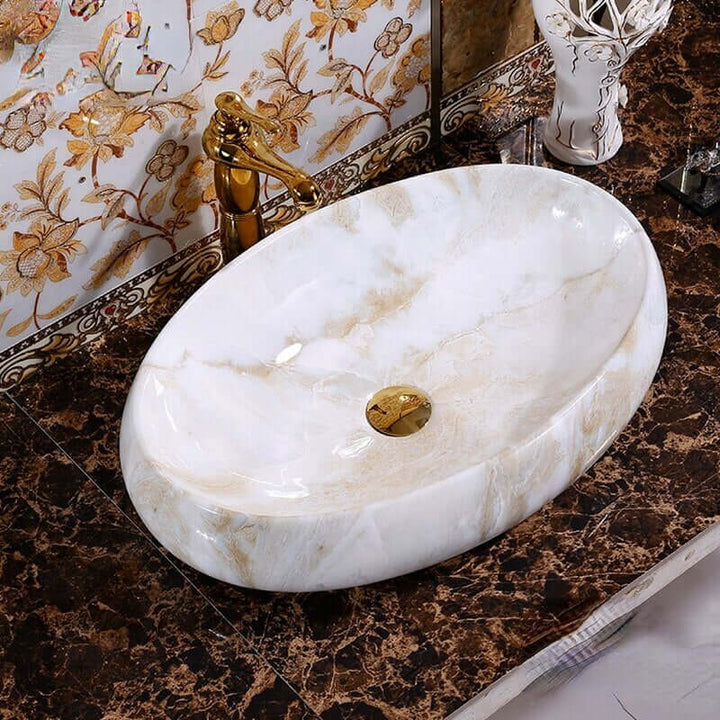 Marble Bathroom Sink | Marble Sinks | RayArt®️
