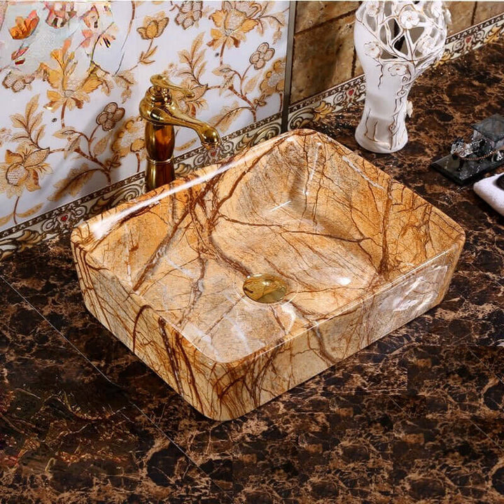 Marble Bathroom Sink | Marble Sinks | RayArt®️